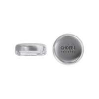 Mini pot cosmétique vide en plastique transparent de 4 ml pour gel, crème pour les yeux et le visage, avec couvercle à vis en plastique