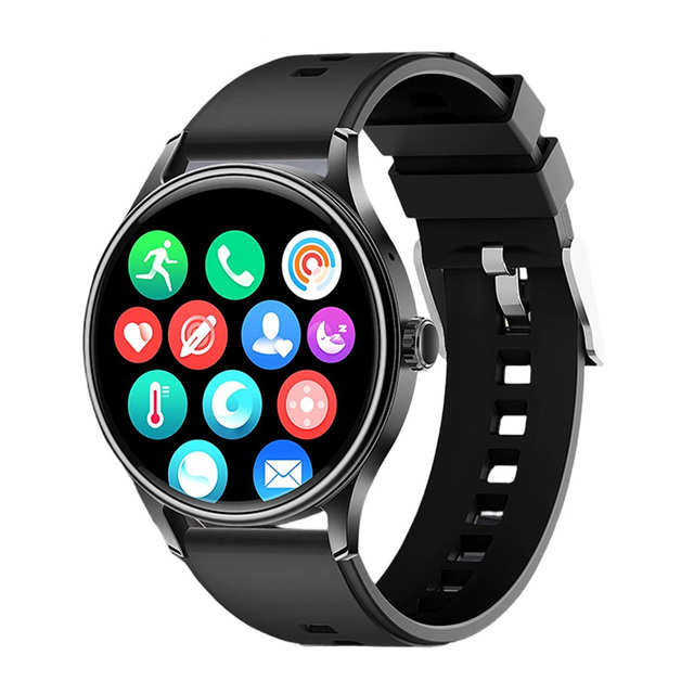 Smartwatch AMOLED Display Alloy Case Waterproof for Men Call Heart Rate Blood Oxygen Multifunctional Fitness Tracker for Android