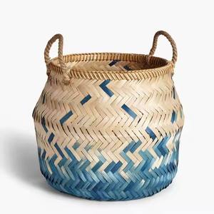 Panier en bambou flexible, très apprécié, rond/rectangulaire/carré, couleur naturelle/personnalisée, Vietnam, écologique, pour vêtements - Product Image 2