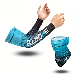 Manicotti Refrigeranti e Maschera Viso Unisex per Sport all'Aperto, Eco-Friendly, Protezione UV, Traspiranti, Asciugatura Rapida, per Ciclismo Estivo - Product Image 3