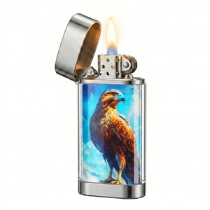 Briquet rechargeable jetable France Falcon X, style stylo, chargement USB, portable, coupe-vent, accessoires quotidiens pour fumeurs - Product Image 2