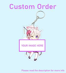 Porte-clés Anime Personnalisé sur Mesure, Cadeau de Collection Fabriqué en Chine, Plusieurs Tailles, Vérification du Fichier Gratuite Avant Commande - Product Image 1