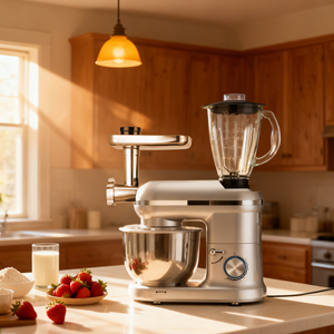 <span class=keywords><strong>Batidora</strong></span> <span class=keywords><strong>de</strong></span> Pedestal Landwee 1400W con Tazón <span class=keywords><strong>de</strong></span> Acero Inoxidable <span class=keywords><strong>de</strong></span> 5.5L, Licuadora Multifuncional y Picadora <span class=keywords><strong>de</strong></span> Carne - Product Image 6