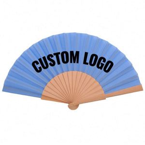 Custom Printed Handheld Fan Foldable <b>Portable</b> for Wedding Ceremony Bridal <b>Shower</b> Party Decor and Festival Use - Product Image 2