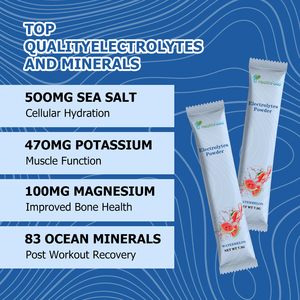 Poudre d'électrolytes directement de l'usine avec potassium, contribue à améliorer la fonction du système nerveux, saveur pastèque riche - Product Image 4