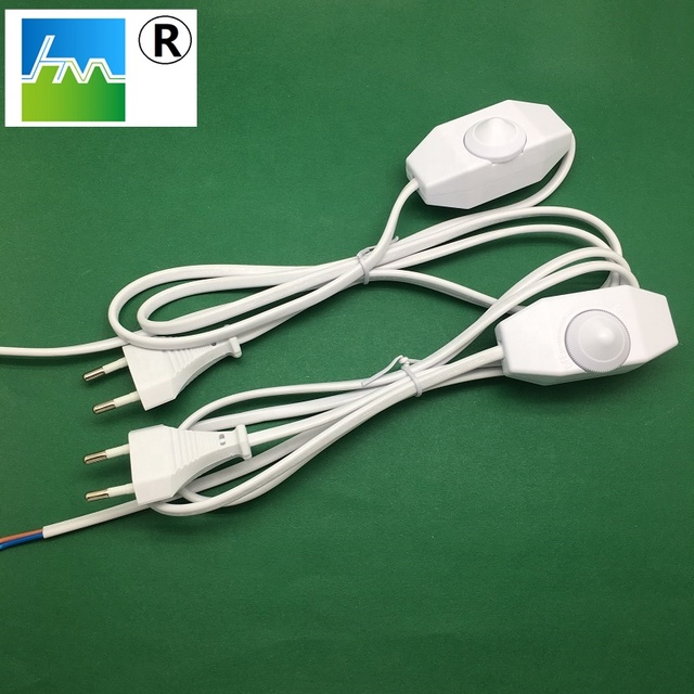 Hot Selling HM HM-118 Custom Dimming EU Power Cord CEE Male IEC Female Ends Copper Conductor 1.5m IP11 Extension Cords
