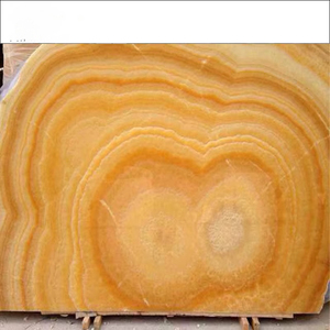 หินควอตซ์ธรรมชาติขัดเงาโอนิกซ์น้ำผึ้งคริสตัลสำหรับเคาน์เตอร์ห้องครัวและพื้นวิลล่ากระเบื้องหินอ่อนขัดเงา - Product Image 4