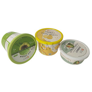 ถ้วยพลาสติกสำหรับอ่างโยเกิร์ตขนาด25ออนซ์พร้อมฝาปิดทำจากพลาสติกขนาด650กรัมพร้อมโลโก้ IML - Product Image 4