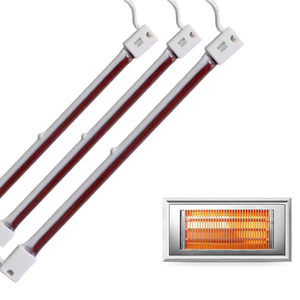 Ventas al por mayor Ruby Half White 2000W Halogen Lámpara <span class=keywords><strong>de</strong></span> calefacción <span class=keywords><strong>de</strong></span> cuarzo <span class=keywords><strong>de</strong></span> vacío infrarrojo <span class=keywords><strong>de</strong></span> onda corta para <span class=keywords><strong>techo</strong></span> <span class=keywords><strong>de</strong></span> baño - Product Image 1