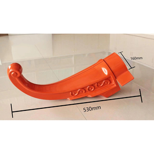 The Most Popular Soundproof <strong>Roofing</strong> Panels <strong>Plastic</strong> Roof Tiles Orange Upvc Synthetic Resin for Residential - Product Image 3