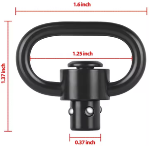 Support de fixation rapide tactique pour sangle de fusil de chasse 1,25 pouce <span class=keywords><strong>QD</strong></span> haute pression - Product Image 4