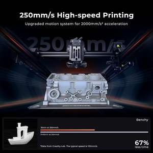 Impresora 3D Creality Ender-5 S1 220X220X250 mm FDM de Alta Velocidad con Extrusor de Accionamiento Directo y Plataforma de Vidrio Templado - Product Image 2