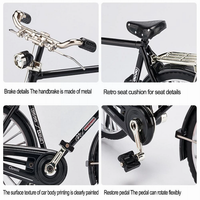 1: 10 Metal imulation LD-fashioned tro ETRO 28 ar icicycle iiecast iikes lloy Odel lasslassic Inger ostalgic Inger Oy IFT