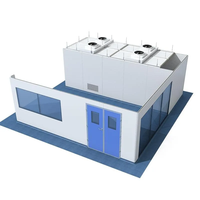 Ruang Bersih Modular HUAAO ISO 7, Rakitan Dinding Keras, Portabel, untuk Laboratorium, Rumah Sakit, Minimalis, Tahan Api, Tahan Air