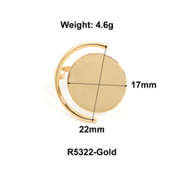 Bague en acier inoxydable 316l pour femme, bague globe circulaire, bijoux de mode, cadeau d'anniversaire, vente en gros