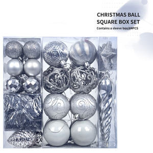 Venta caliente de buena calidad impermeable Navidad Bolas de plástico decorativas fiesta pintada BOLA DE Navidad - Product Image 6