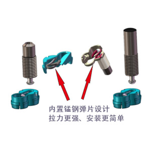 Connecteur rond 2-en-1 à clipser en acier au carbone POM, support d'étagère dissimulé pour armoires et placards, installation facile - Product Image 1