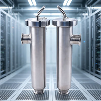 Housing Filter Cartridge Baja Tahan Karat 304/316L Baru 5-100um untuk Sistem Pendingin Cairan Server Garansi 5 Tahun 150 psi Maks