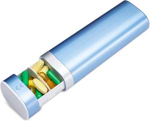 Distributore di pillole 7 giorni PP senza BPA A-172 da viaggio settimanale porta pillole integratori e scatola di plastica per Organizer di farmaci - Product Image 1