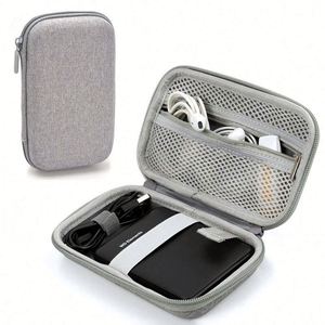 Sac de rangement pour câbles Eva, organiseur portable, étui de voyage pour chargeurs et câbles USB |   Logo personnalisé en gros - Product Image 1
