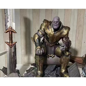 72cm alta calidad fibra de vidrio tamaño real superhéroe película estatuas figura de acción modelo <span class=keywords><strong>Thanos</strong></span> Escultura resina <span class=keywords><strong>Thanos</strong></span> estatua - Product Image 2