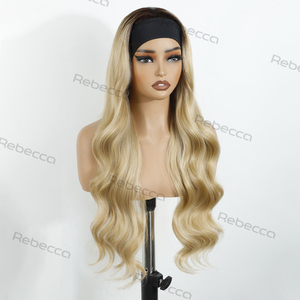 Dos formas de usar peluca o Cola de Caballo diadema sintética ignífuga <span class=keywords><strong>OCEAM</strong></span> Wave fibra sintética resistente al calor diadema Peluca de pelo - Product Image 4