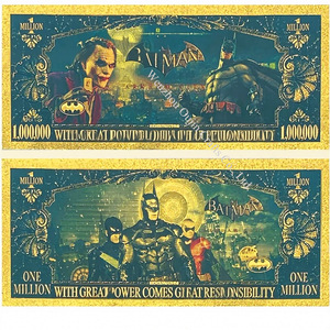 Set Coleccionable de Tarjeta Conmemorativa con Billete de Oro de 24k de <span class=keywords><strong>Batman</strong></span>, el Héroe Oscuro - Product Image 3