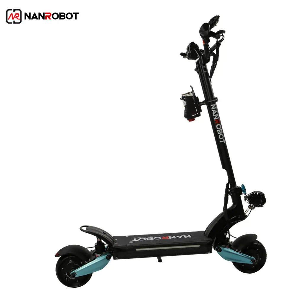 Nanrobot 1600w leggero <span class=keywords><strong>doppio</strong></span> motore 48v pieghevole potente Scooter elettrico divertente cinese