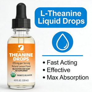<span class=keywords><strong>Gocce</strong></span> di L-Teanina di Produzione Industriale, Supportano un Buon Umore e Favoriscono un Sonno Sano, Integratore per il <span class=keywords><strong>Relax</strong></span> e il Sonno - Product Image 6