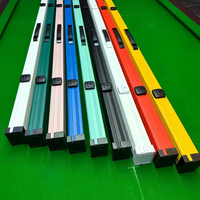 PELOVE X-01 Kotak Tongkat Snooker Cangkang Keras dari Paduan Aluminium Kelas Penerbangan yang Ringan dan Tahan Karat, Interior Berlapis Anti Lembab