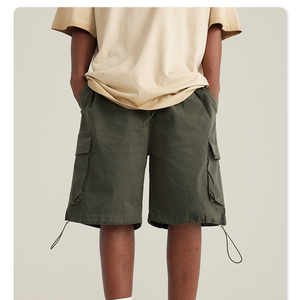 MTR3327 New Arrivals Custom 100% Cotton Street Wear Baggy Acid Wash Shorts Unisex Cargo Shorts - Product Image 1