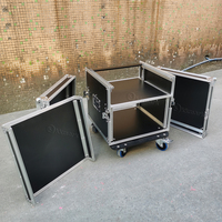Pour KKMARK personnalisable 6U/6RU poste de travail incliné DJ boîtier de mixage pour amplificateur/espace routier Support OEM pour étuis de vol