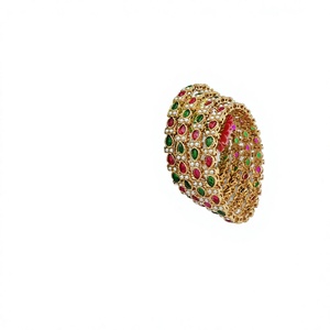 8mm Women's Genuine Healing Energy Handmade Gold Plated Tungsten Zircon Ball <b>Beads</b> Trendy Anniversary Bangles <b>Bracelet</b> - Product Image 2
