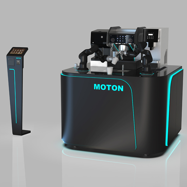 AI Intelligent Robot Barista Commercial Coffee Vending Machine Smart Espresso Maker Touch Screen Cloud-Based Management