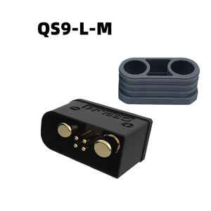 ชุดขั้วต่อป้องกันประกายไฟ QS9-D พร้อมแผ่นยึดและขั้วสัญญาณ 4 พิน, 160A-220A สำหรับโดรน FPV กำลังสูงและแบตเตอรี่ LiPo - Product Image 3