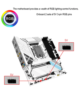 Jginyue z790m tuyết Giấc Mơ D4 chơi game Bo mạch chủ hỗ trợ 12th và 13th thế hệ lga1700 nền tảng Bộ vi xử lý - Product Image 5