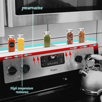Étagère magnétique instantanée de 30 pouces, support de rangement pour les ustensiles de cuisine, étagère supérieure pour les épices