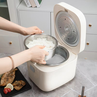 Cuiseur à riz intelligent multifonction 3L blanc antiadhésif cuiseur à riz électrique numérique