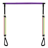 SKYHOPE barre de Pilates de musculation réglable avec barre de bandes de résistance barre de Yoga ensemble de bandes de résistance