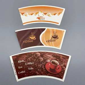 แก้วกระดาษกาแฟแบบใช้แล้วทิ้ง ย่อยสลายได้ 100% เคลือบ PE เดี่ยว สีขาว พิมพ์ลาย สำหรับอาหาร ขนมขบเคี้ยว บะหมี่ สลัด - Product Image 4