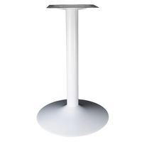 Base de Mesa Redonda de Metal, Estilo Nórdico Moderno de Lujo, Resistente, para Bar, Restaurante, Cafetería, Bistro, en Color Blanco
