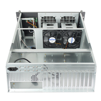 4U Industrial Server Case Eatx 19 Inches Rackmount Metal Computer Case with USB Front Port Computer Towers