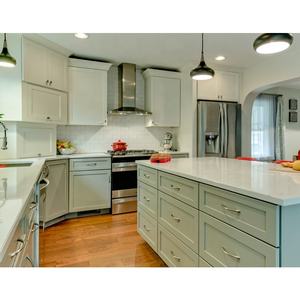 अमेरिकी शैली अनुकूलित रसोई फर्नीचर डिजाइन फैक्टरी मूल्य के साथ प्रकार के बरतन ठोस लकड़ी रसोई कैबिनेट - Product Image 4