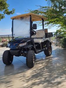 Nouvelle conception de voiturette de golf électrique blanche, noire et bleue, autonomie de 70 à 90 km, chariot de patrouille électrique 4 places pour l'extérieur - Product Image 5