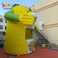 Stand de limonade gonflable pour l'été avec impression gratuite, tente de promotion extérieure pour boissons au citron
