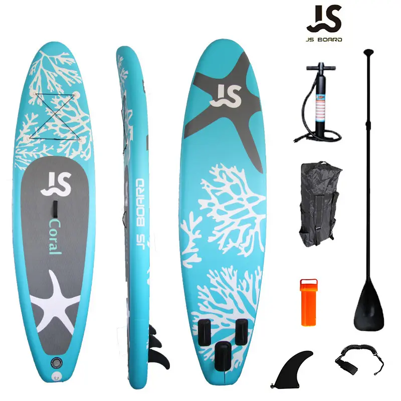 Custom Paddle Board Inflatable SUP Surf Board, Touring Fishing Surfing SUP Inflatable Stand Up Paddle Board JS