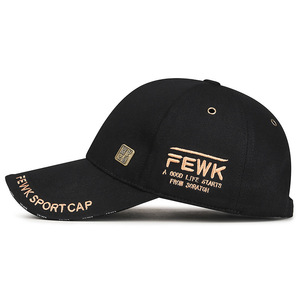 FEWK Baseball Cap Unisex Cotton Canvas Breathable Sun Protection Sport Hat - Product Image 3