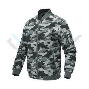 High Quality OEM Wholesale Winter <b>Slim</b> <b>Fit</b> Casual Outwear Custom Bomber Varsity <b>Jacket</b> Men Bomber <b>Jacket</b> - Product Image 1