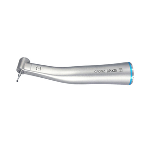 CP-X25 <span class=keywords><strong>1</strong></span>:<span class=keywords><strong>1</strong></span> Laagtoerige Elektrische Contra-hoek Tandheelkundige Handstukset voor Tandartsen, Studenten, CE-gecertificeerd Metaal - Product Image 1