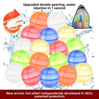 Ballons d'eau réutilisables pour enfants, best-sellers, à double ouverture, absorption automatique de l'eau, pour batailles aquatiques en extérieur et bain